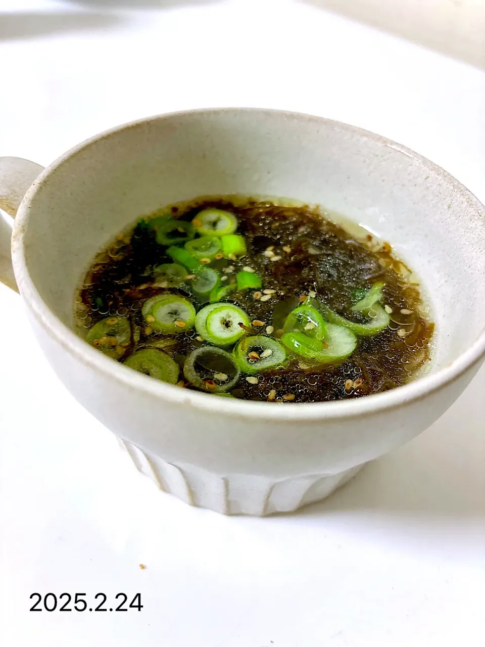 息子が大好きなもずくスープ|オーロラさん