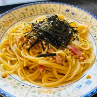 お昼ごはん。納豆パスタ🍝|ちはるさん