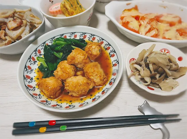 Snapdishの料理・レシピ写真:FitDish 宮崎県産鶏のあまから鶏団子｜続報 第三弾！【SDユーザーさんが絶賛体験中】あなたにぴったりのおかずをお届け「FitDish」のココが好き！