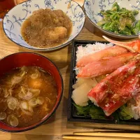 北海道展蟹食べ比べ丼|なつこいっきママさん