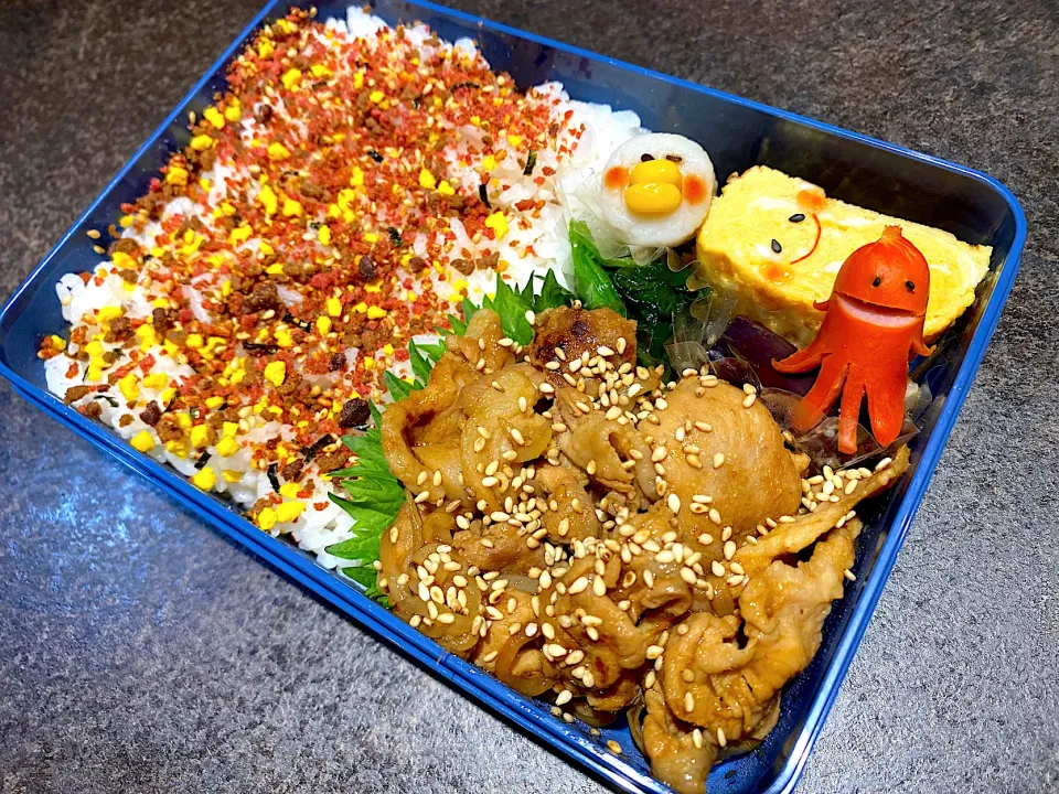 焼肉のたれ炒め弁当|Sugarさん