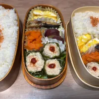 ピーマン🫑の肉詰め弁当🍱| ふみふみさん