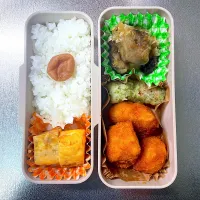 ナスのおひたしとひとくちカツ弁当|あおのりさん