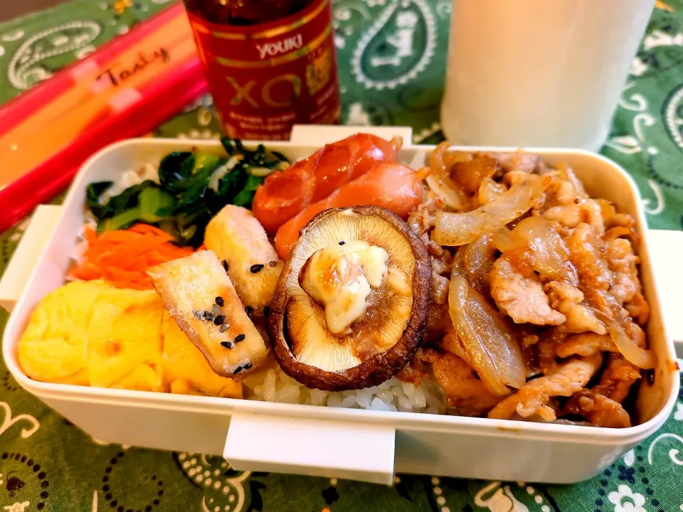 豚こまxo醤炒め弁当|まゆみさん