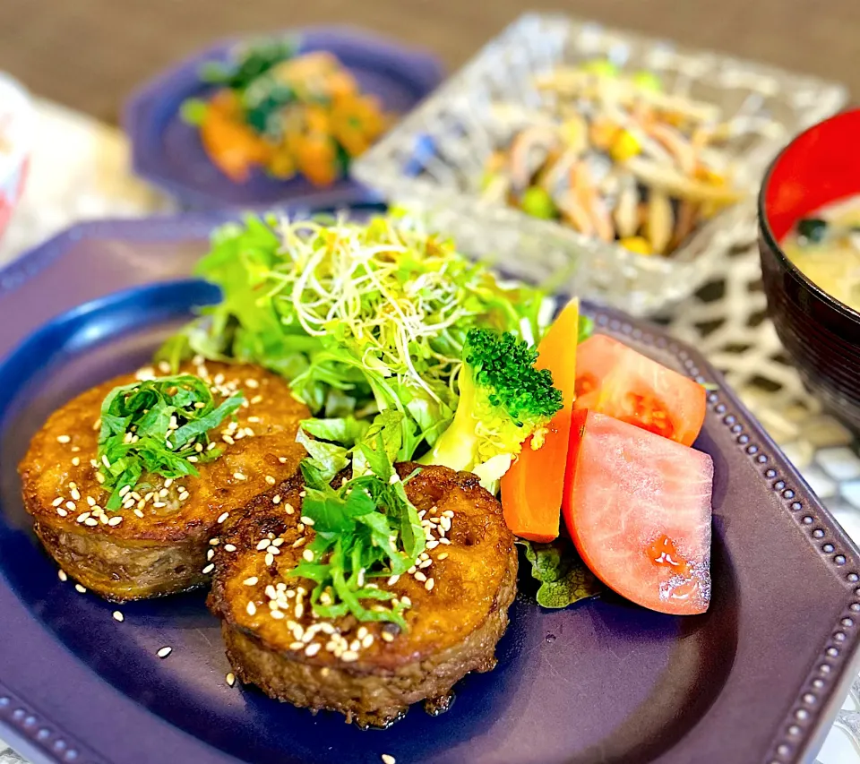 レンコンの挟み焼き|M⭐︎さん