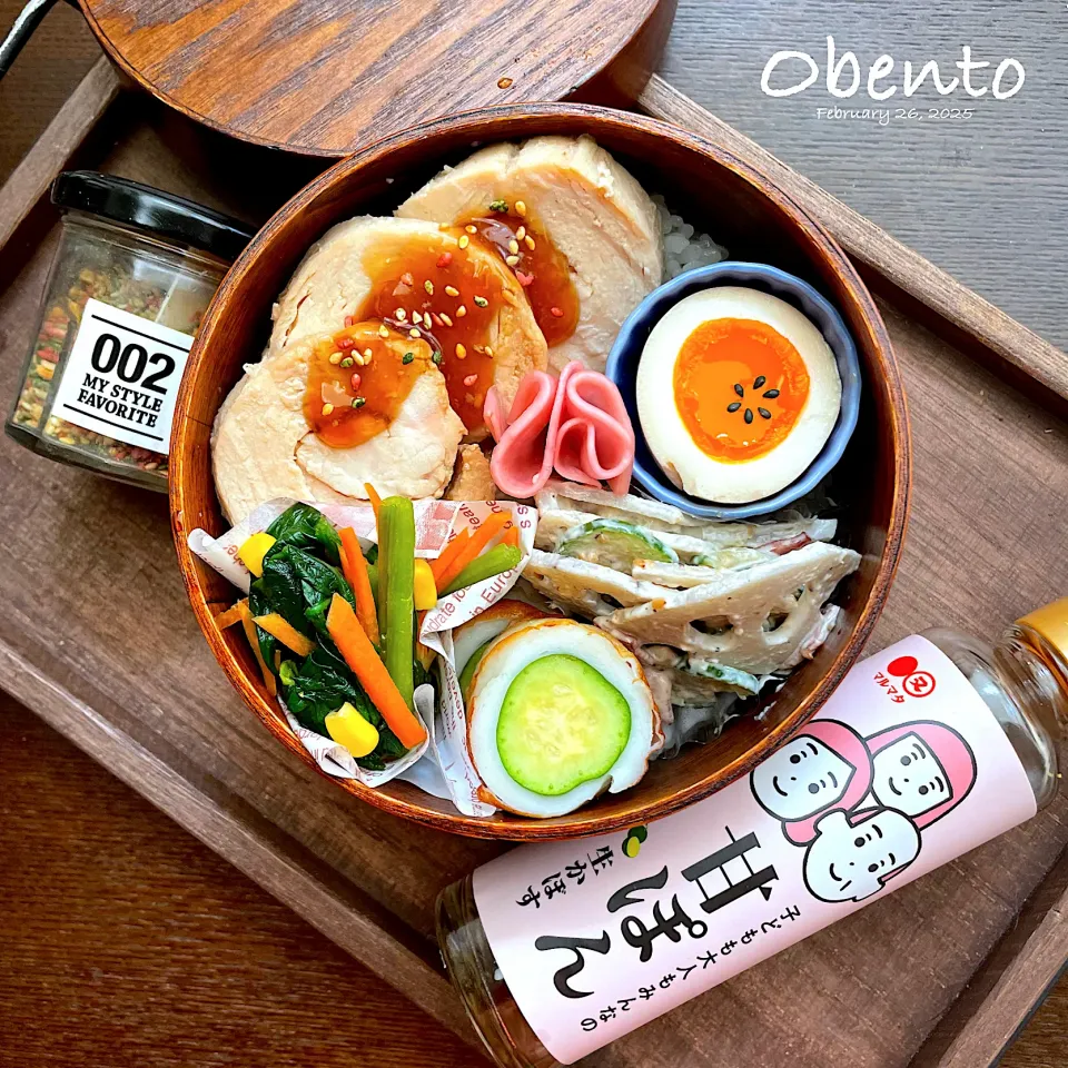 胸肉チャーシュー弁当🍱|まぁちゃんさん