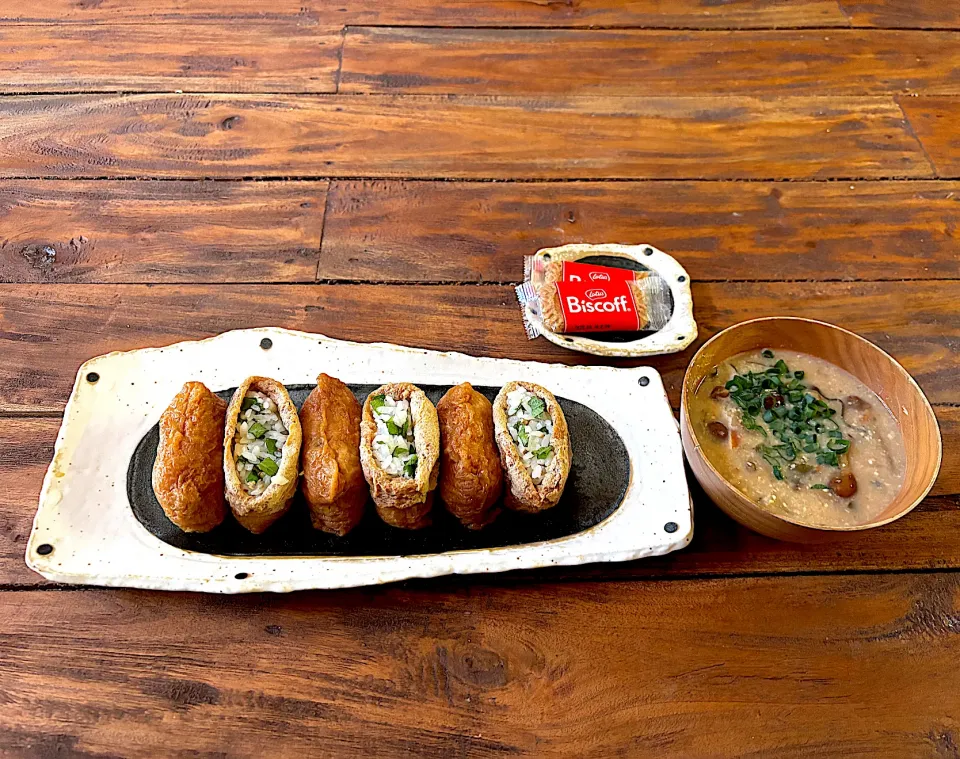 お稲荷さんと粕汁|Nakaba Kobayashiさん