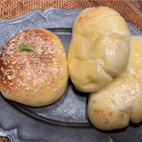 クリームパン　焼きカレーパン|おしみさん