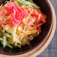 マイナス気温だけど冷しラーメン