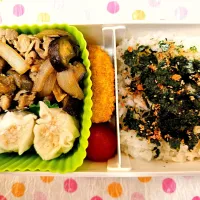 なすと玉ねぎと豚肉の味噌炒め❤️旦那さんお弁当❤️|かおるcitronさん