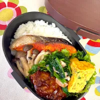 シャケ弁当