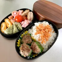 2/26  お弁当🍙ピーマン肉詰め🫑|らぶちあんさん