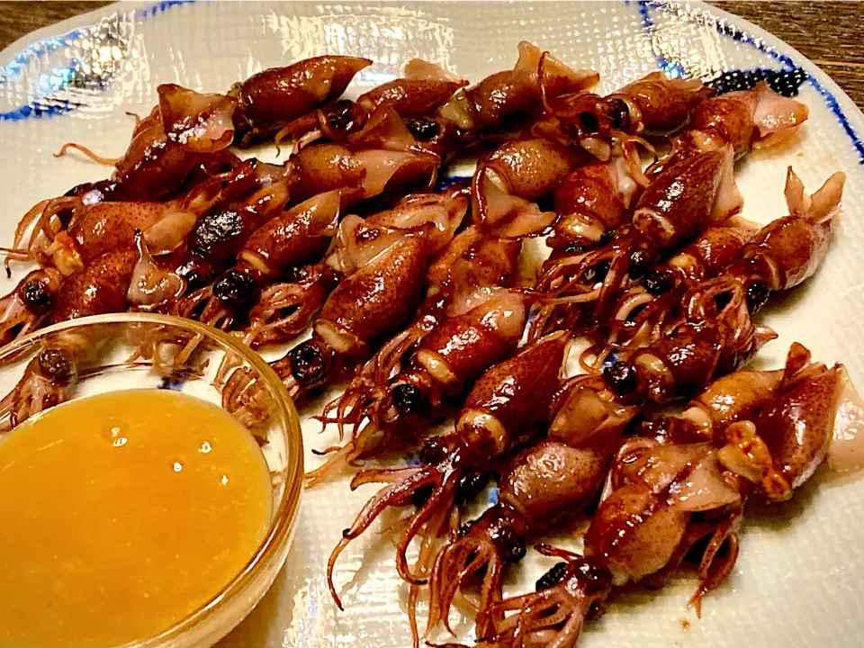 旬を迎えたホタルイカを辛子酢味噌で|mottoさん