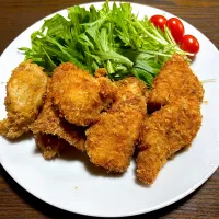 今夜はチキンカツで^_^|きよっさんさん