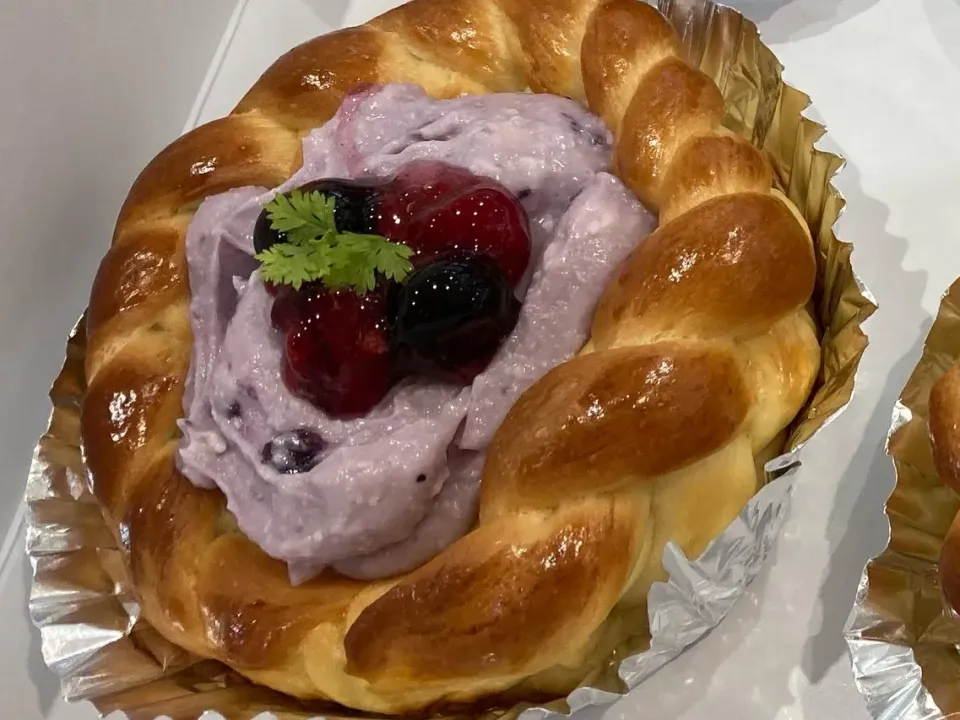 ブルーベリーパン|🍊🍒ユッキー🎂🍞🍲さん