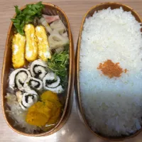 ぐるぐる巻き弁当🍱|ふみふみさん