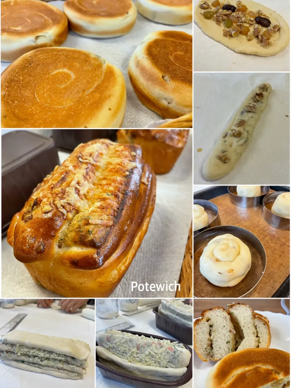 ポテウィッチ🥔                                  豆太鼓🥁                                                       #パン教室|yucca@さん