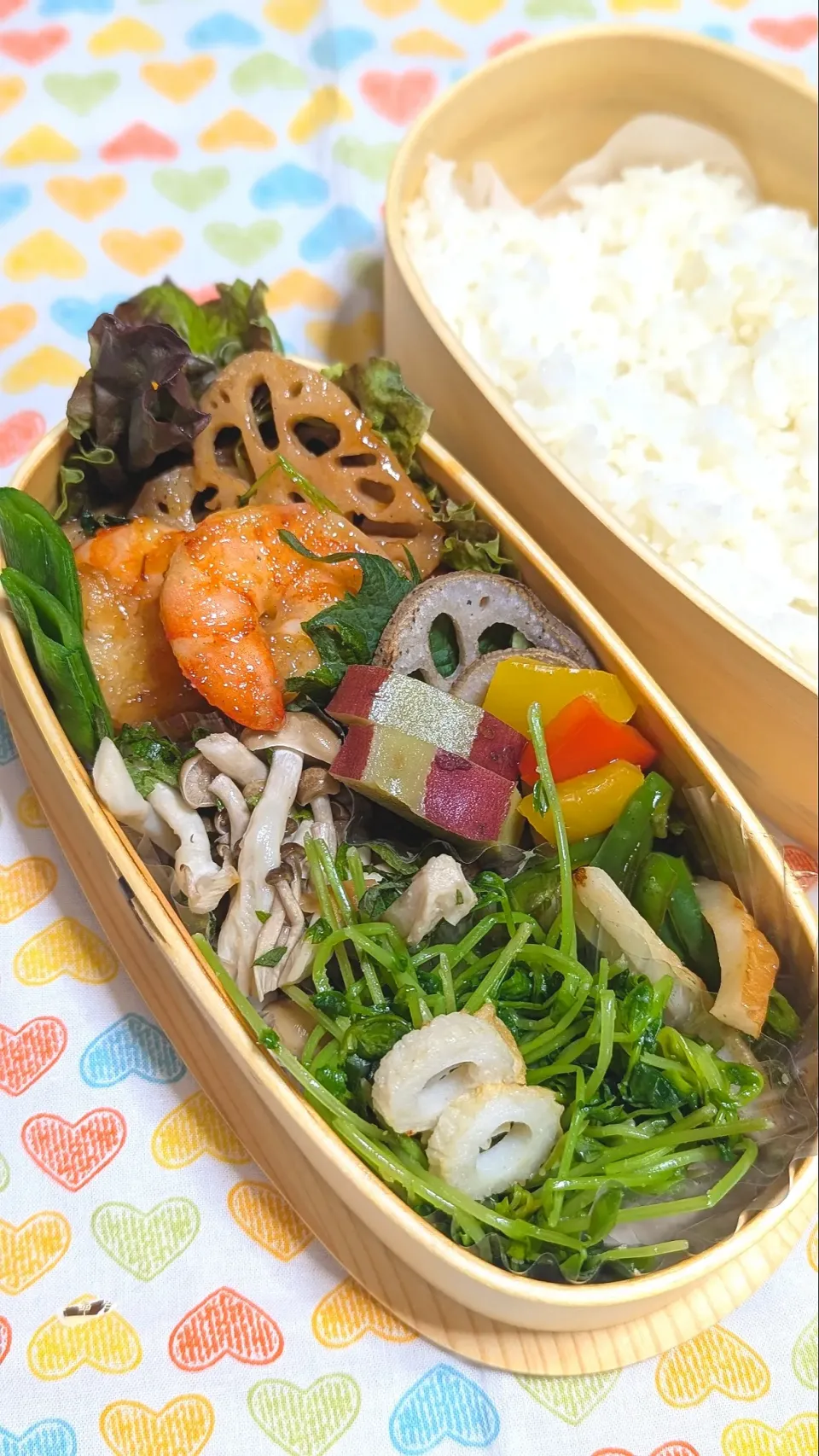 本日のお弁当〜エビチリ弁当|f.1125beさん