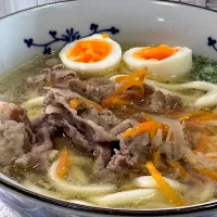 🐧ペンギン2さんの料理 キャベツとにんじん肉巻き🍖スープで肉うどん✌️|🐧ペンギン2さん