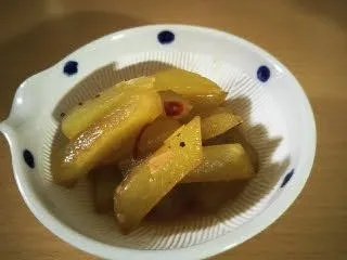 季節外れでごめんなさいm(_ _;)mスイカの皮のバター醤油炒め。|justice🍎IWATE🍎さん