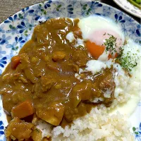 カレー 温泉たまごトッピング|🍒ふみりん🍒さん