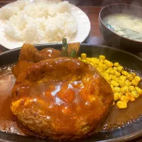 キッチン谷沢　チーズハンバーグ　1100円|みーさん