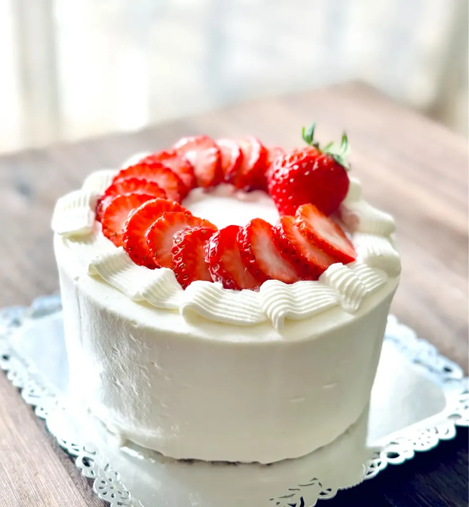 イチゴのケーキ🍓|サチさん