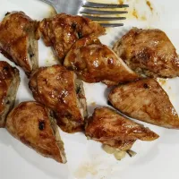 Grilled chicken with  mushrooms|Mariano Ngさん