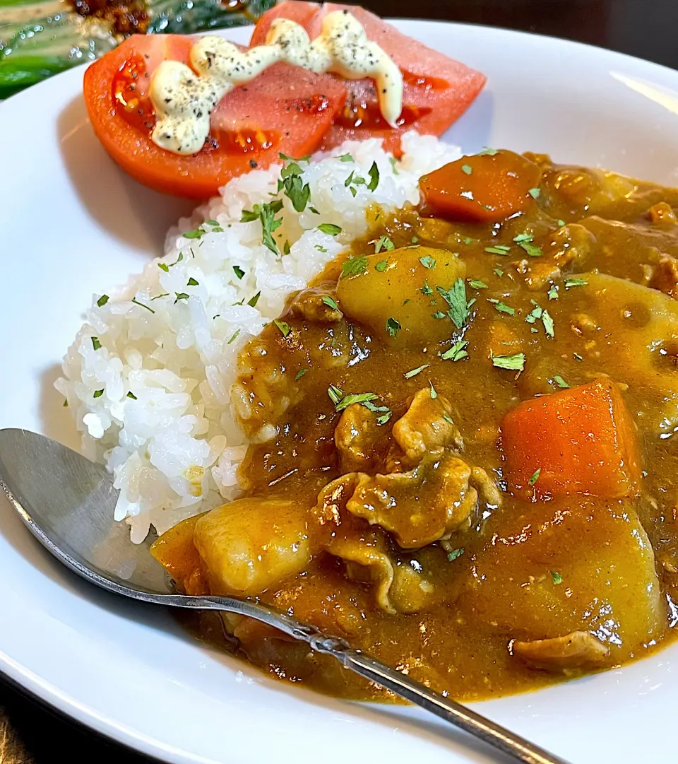 豚コマのポークカレーライス|DKさん