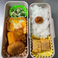 イカフライとコロッケ弁当|あおのりさん