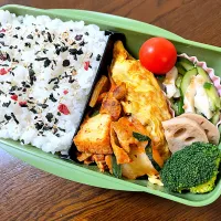 厚揚げ入り豚キムチ弁当| kiicoさん