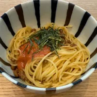 明太子と納豆のパスタ|yuuukaさん