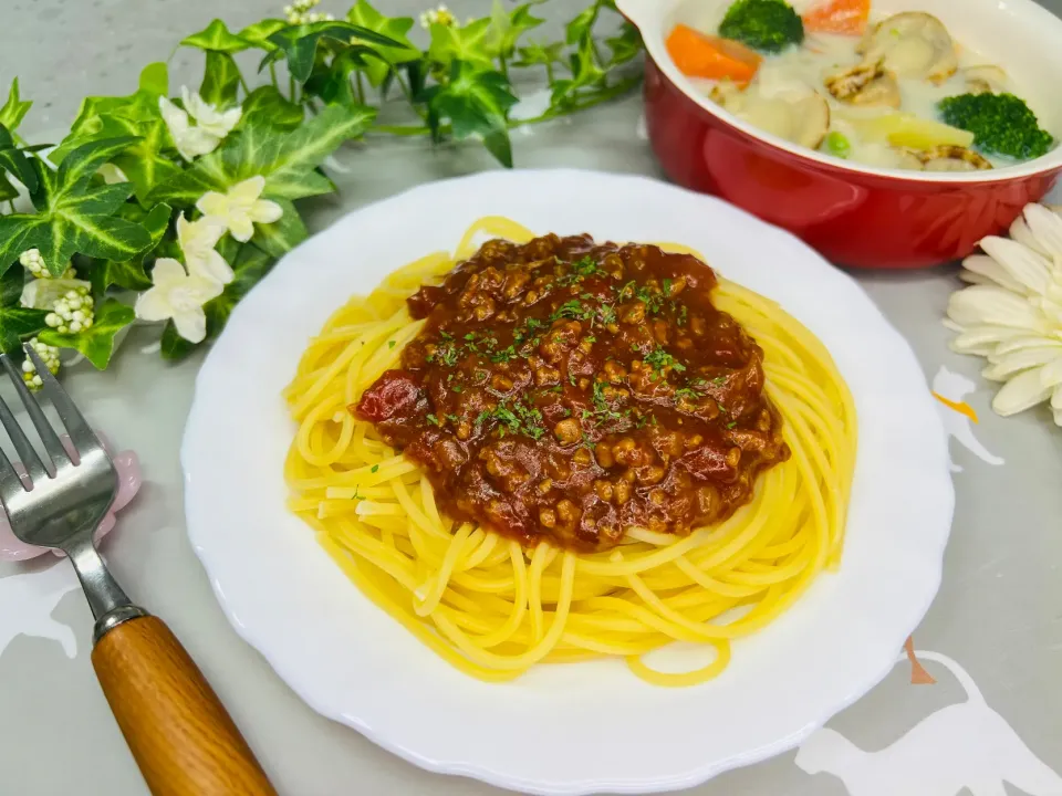 「ミートソース🍝」|バシュランさん