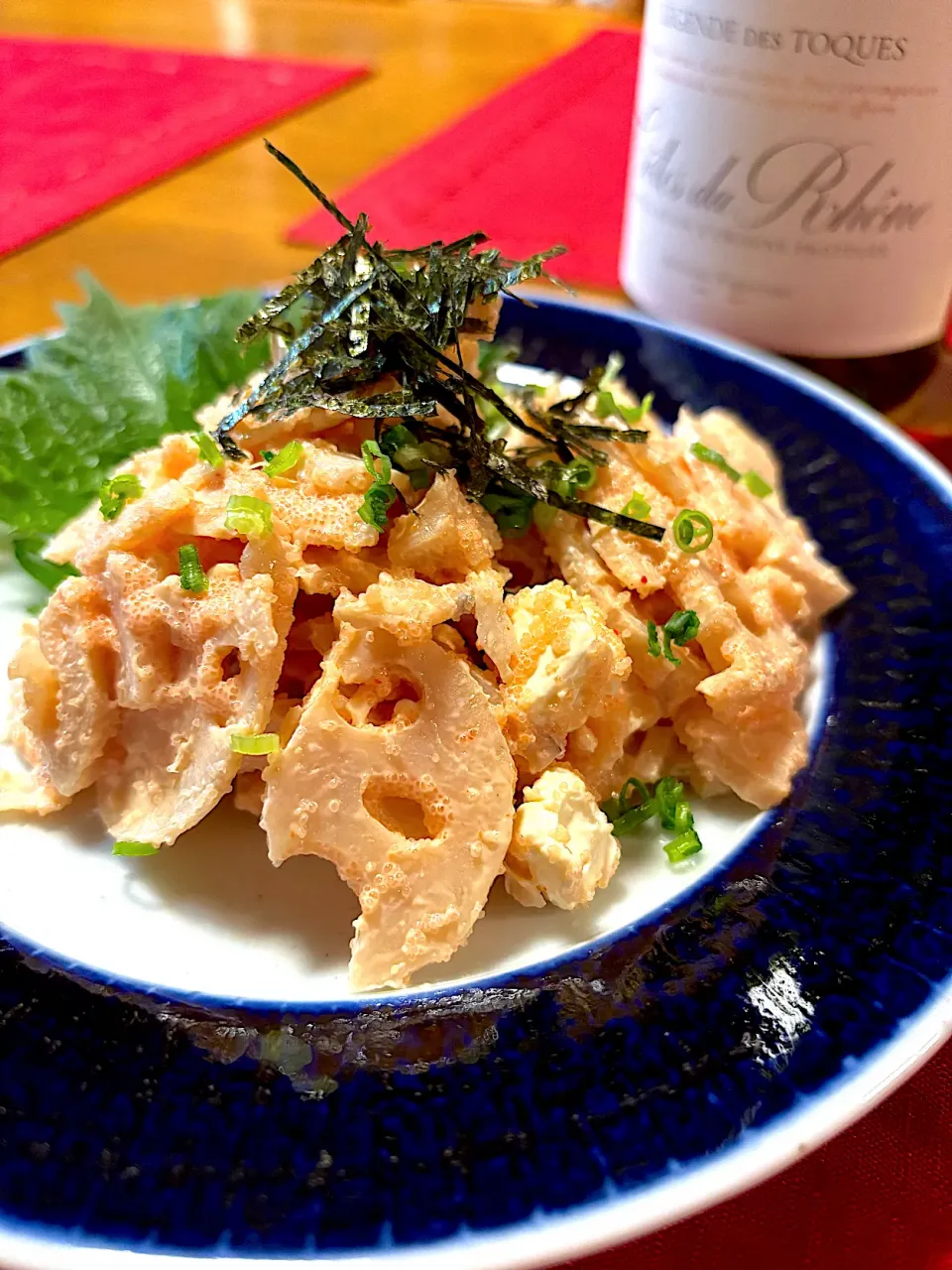 おかちさんの料理 れんこんの明太サラダ🍀|おかちさん