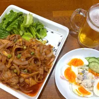 暖かくなって ビール🍺の気分 晩ご飯|sakuramochiさん