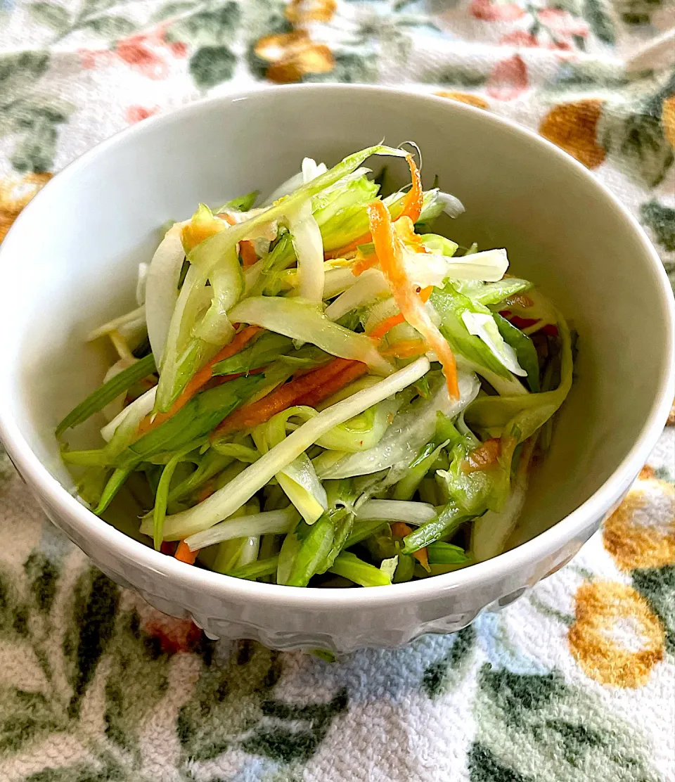 セロリと玉ねぎの酢の物|つるひめさん