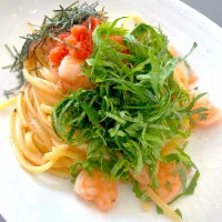 明太子と海老のパスタ！|Tomyさん