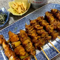 焼き鳥肴に昼下がり飲み🍺|須佐浩幸さん