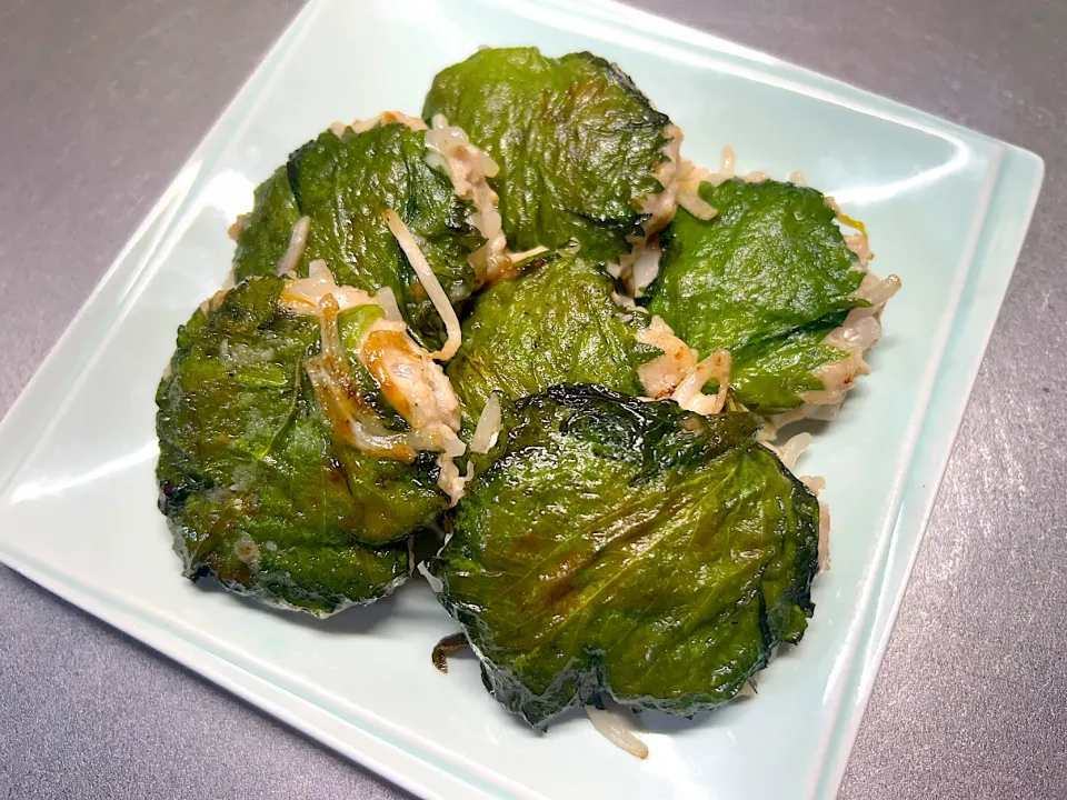 紫蘇豆腐もやしチーズつくね|ゆきさん