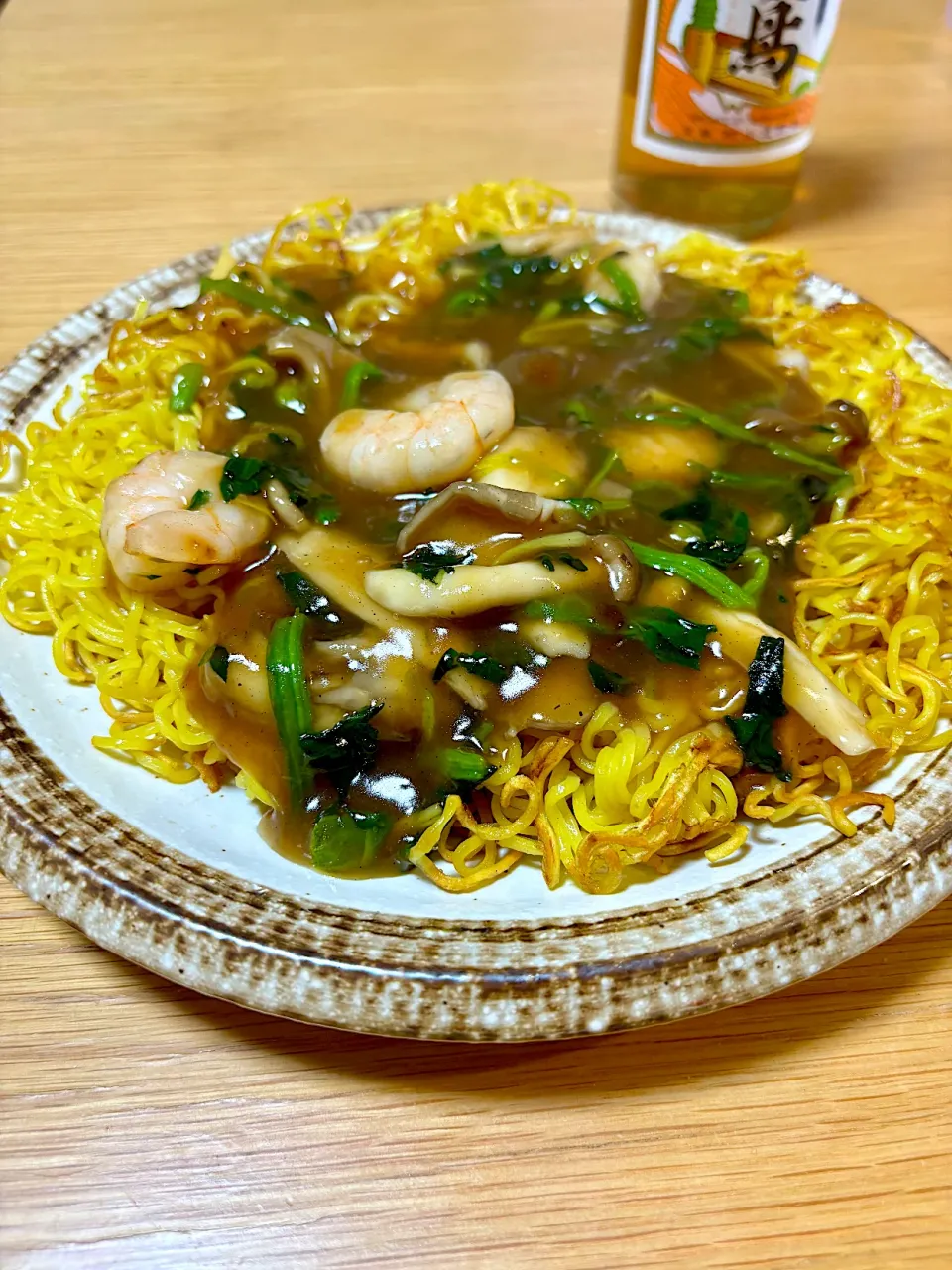 3/1の夜ごはん~アルモンデあんかけ焼きそば~|ゆかｕさん