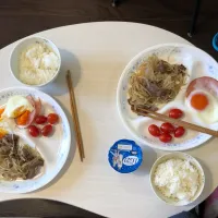 実家の朝ご飯|まめさん