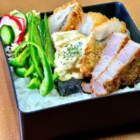 焼豚のり弁当|ichiさん