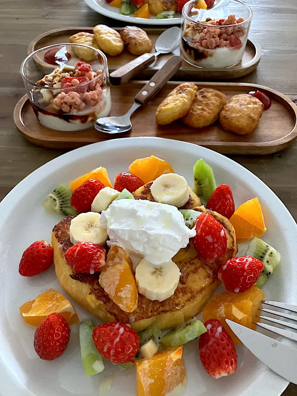 フルーツフレンチトースト|あおあおさん