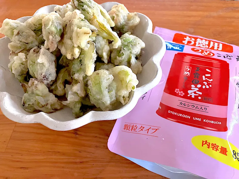 初物〜ふきのとうの天ぷら|ピンキーさん