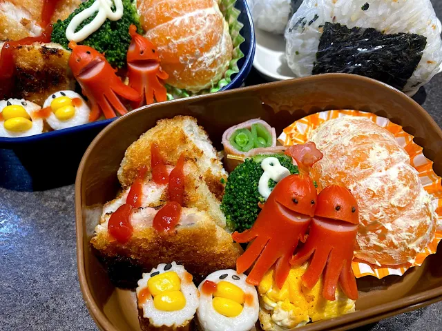 Snapdishの料理・レシピ写真:こども弁当🍱｜うれし♡たのし♡新入生お弁当♡