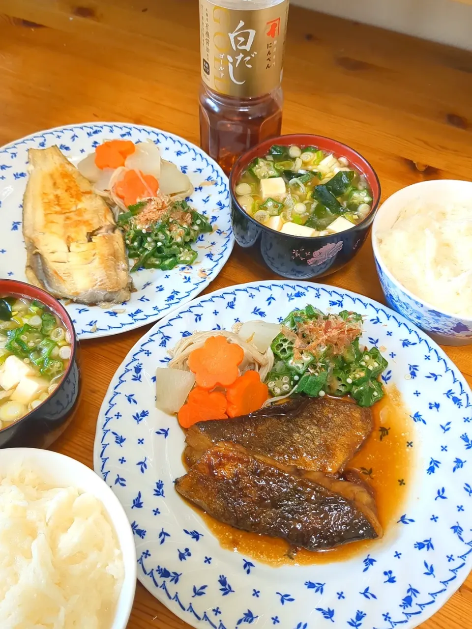 にんべんの白だしを隠し味にブリの照り焼き🐟️|まゆめろさん