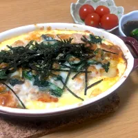 豆腐キムチグラタン|さおりさん