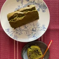 抹茶と黒豆のパウンドケーキ