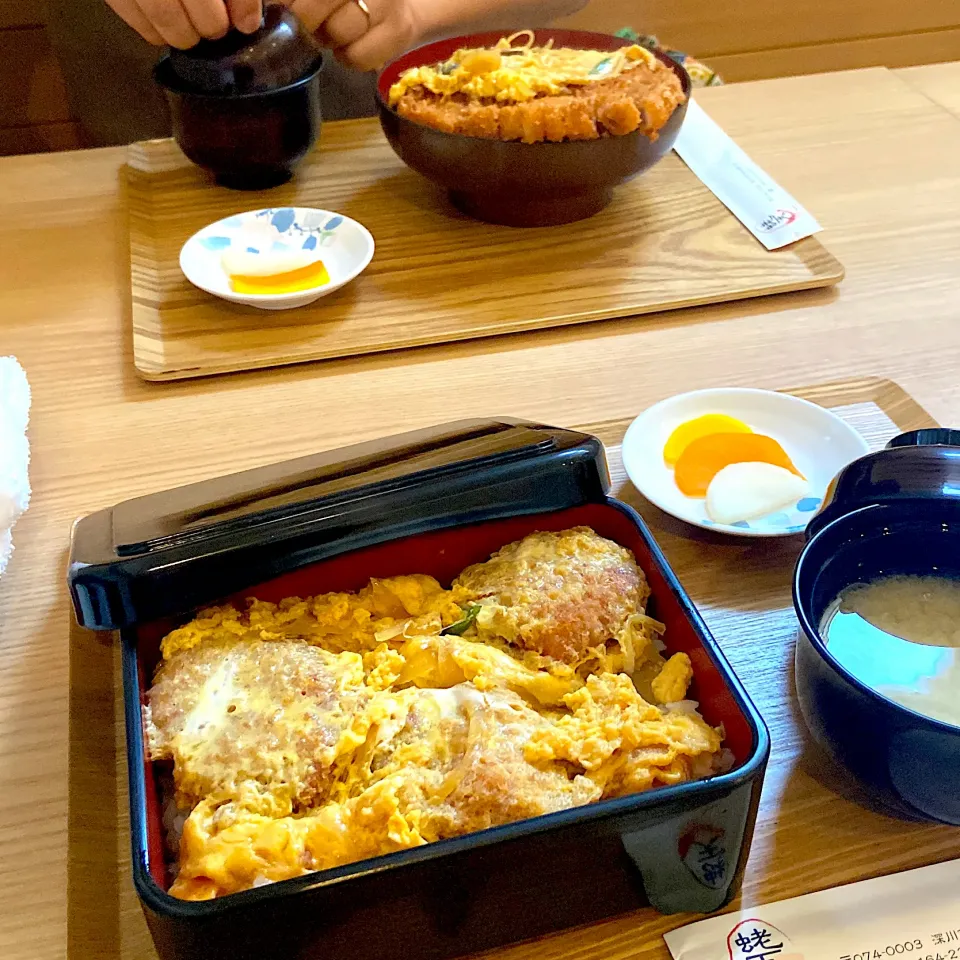 蝦天でランチ　ヒレカツ重をいただきました|renharuruさん