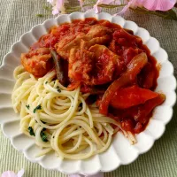 チキンのトマト煮|おぜひめさん